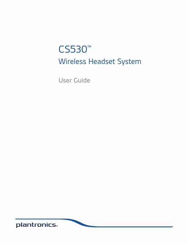 Plantronics Headphones CS530-page_pdf